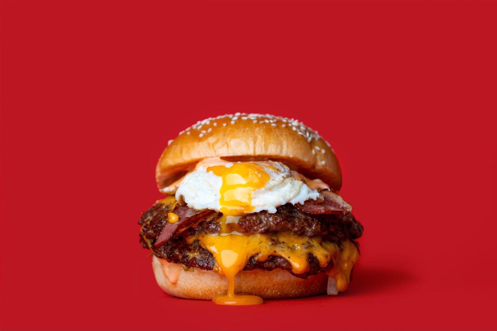 A burger from The Burger Firm in Croydon