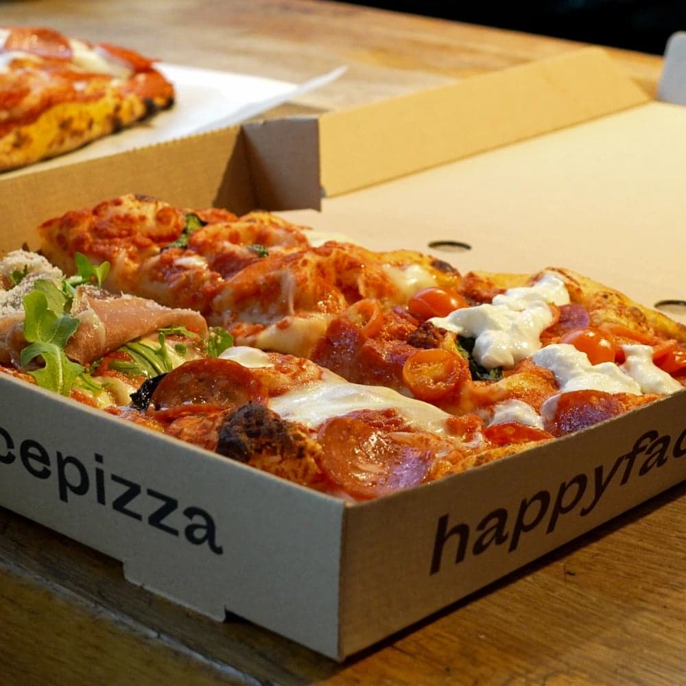 Pizza from Happy Slice Pizza at BOXPARK Camden