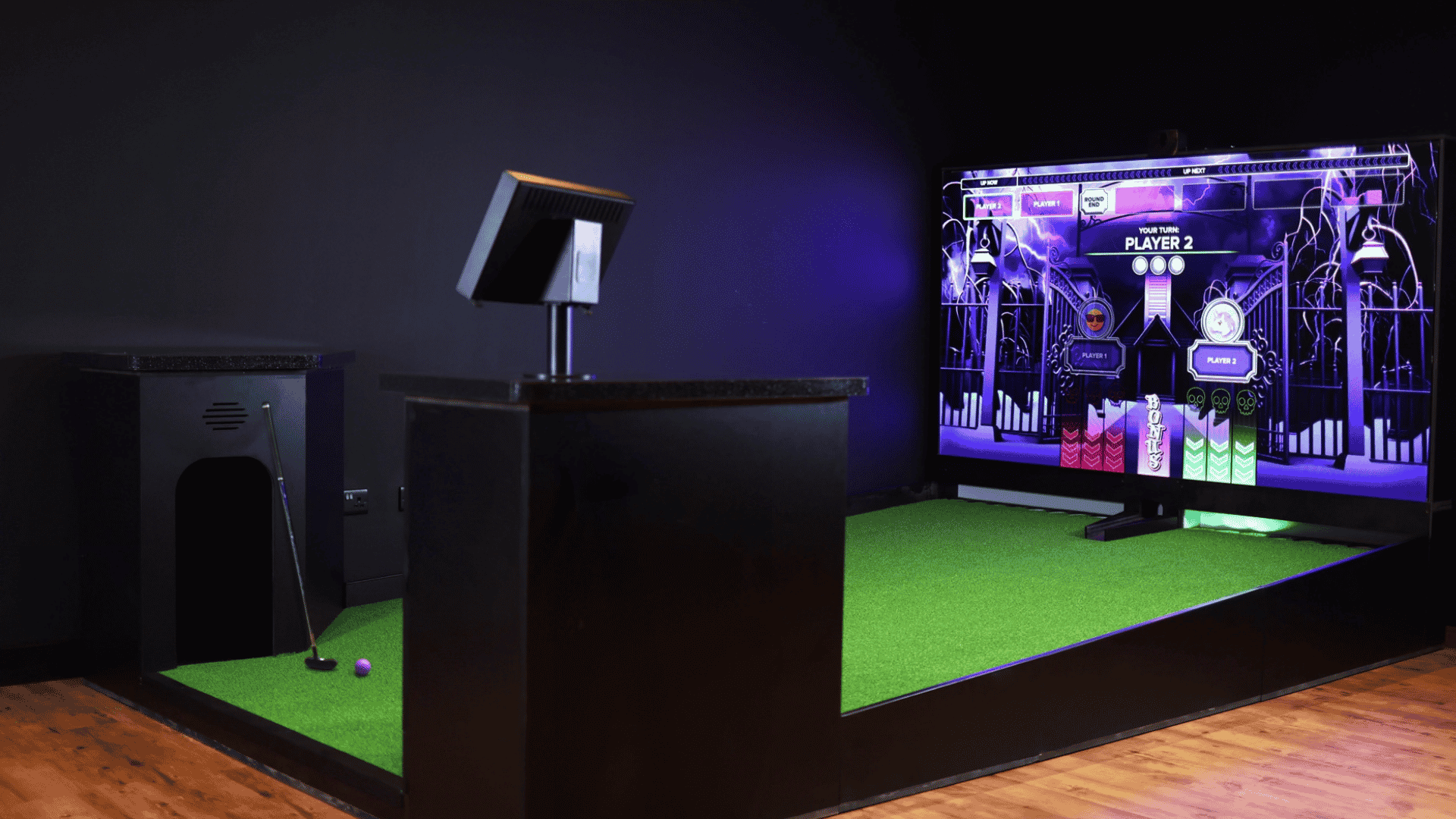 Interactive Mini Golf at PLAYBOX in Croydon