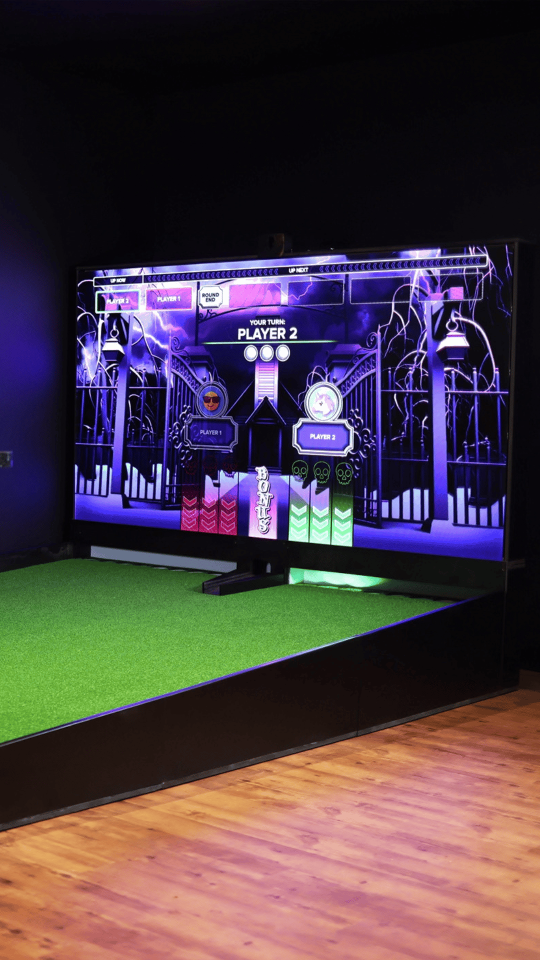 Interactive Mini Golf at PLAYBOX in Croydon