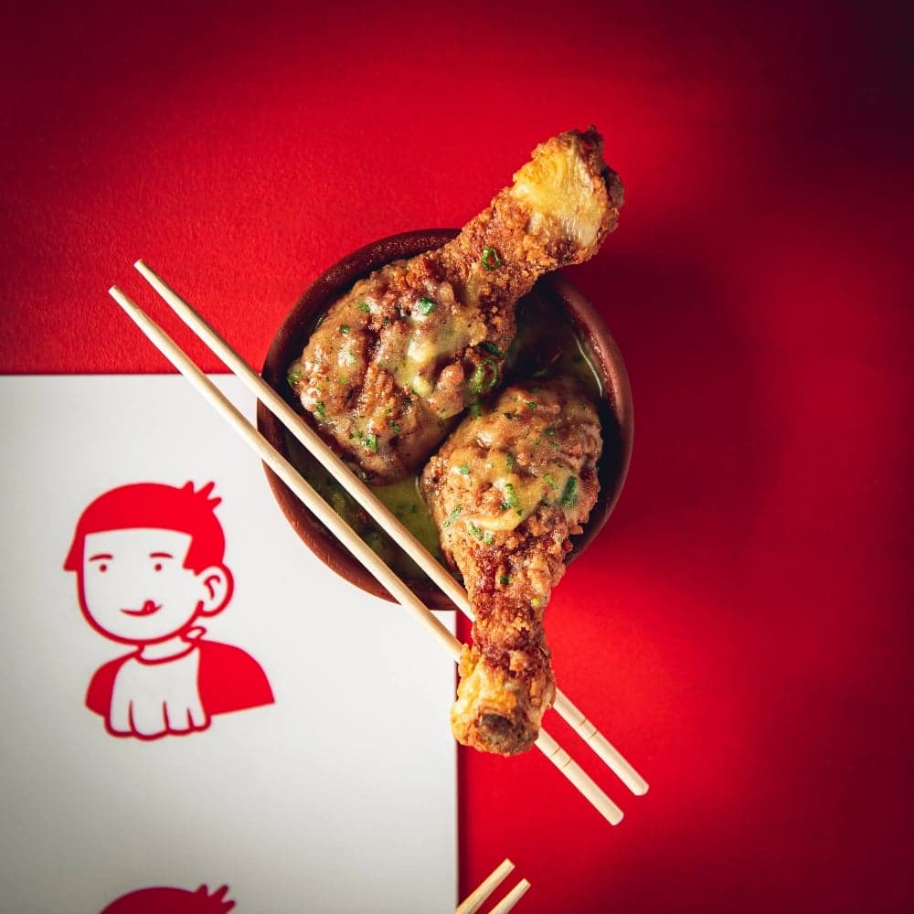 Food from Kiki's Fried Chicken at BOXHALL in Liverpool Street