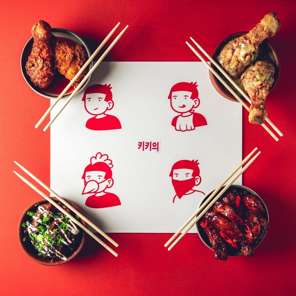 Food from Kiki's Fried Chicken at BOXHALL in Liverpool Street