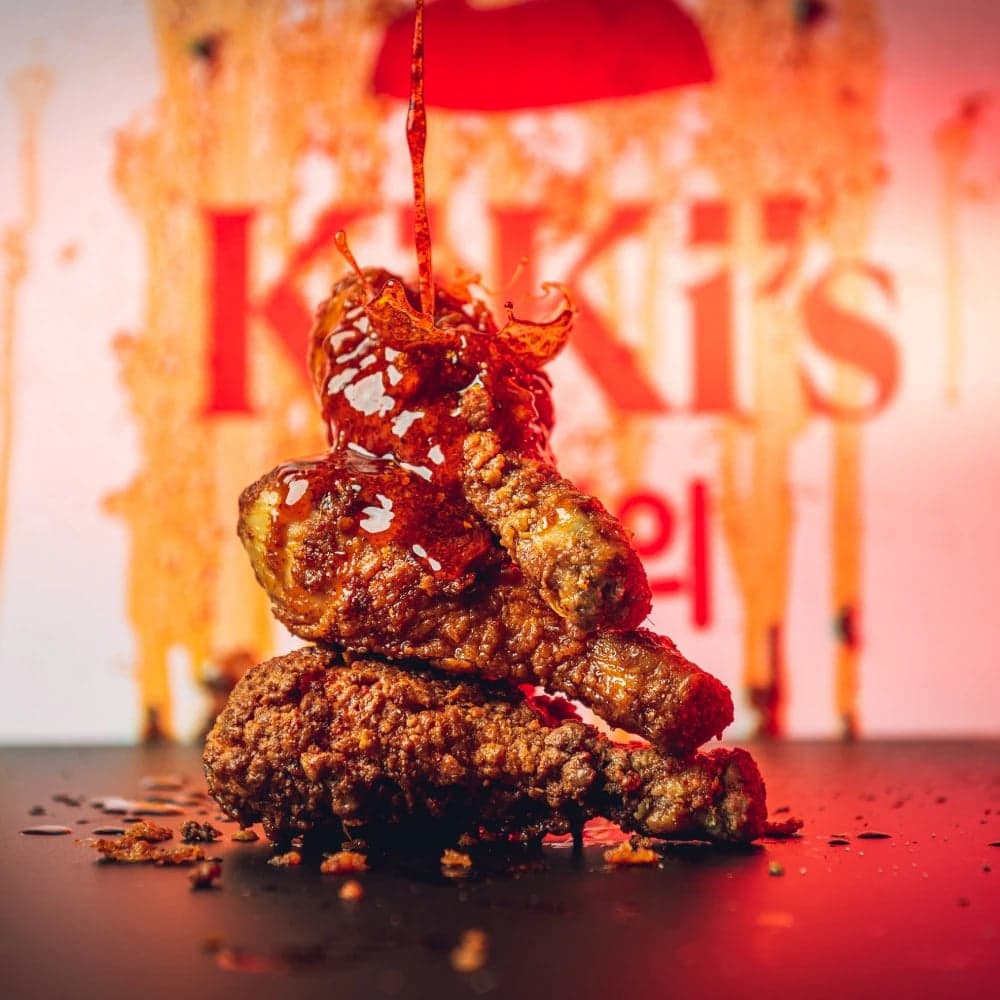 Food from Kiki's Fried Chicken at BOXHALL in Liverpool Street