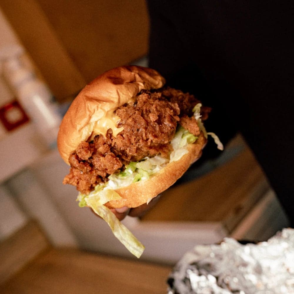Food from Wingerz Wingz at BOXPARK in Shoreditch