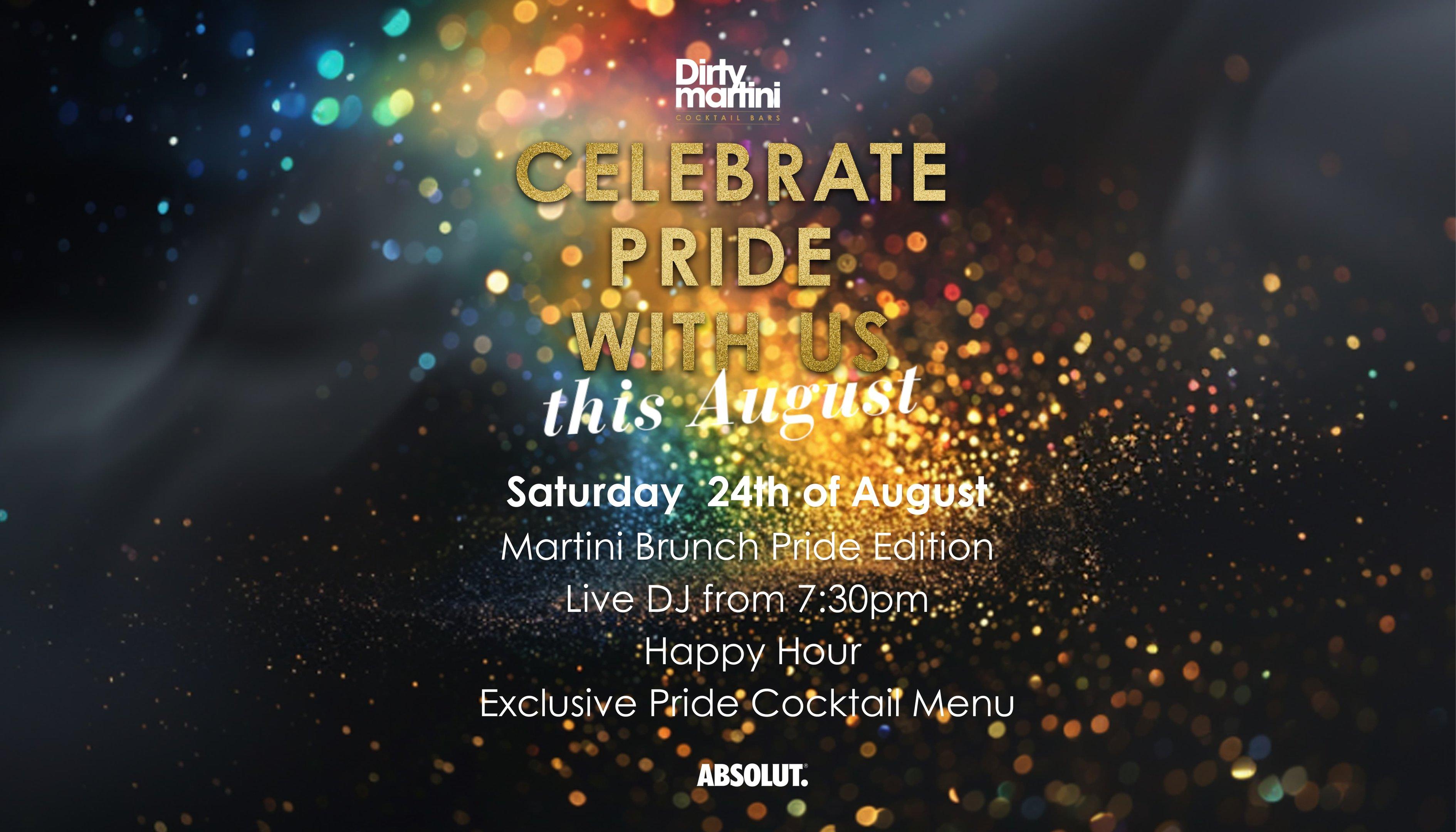 Manchester Pride at Dirty Martini