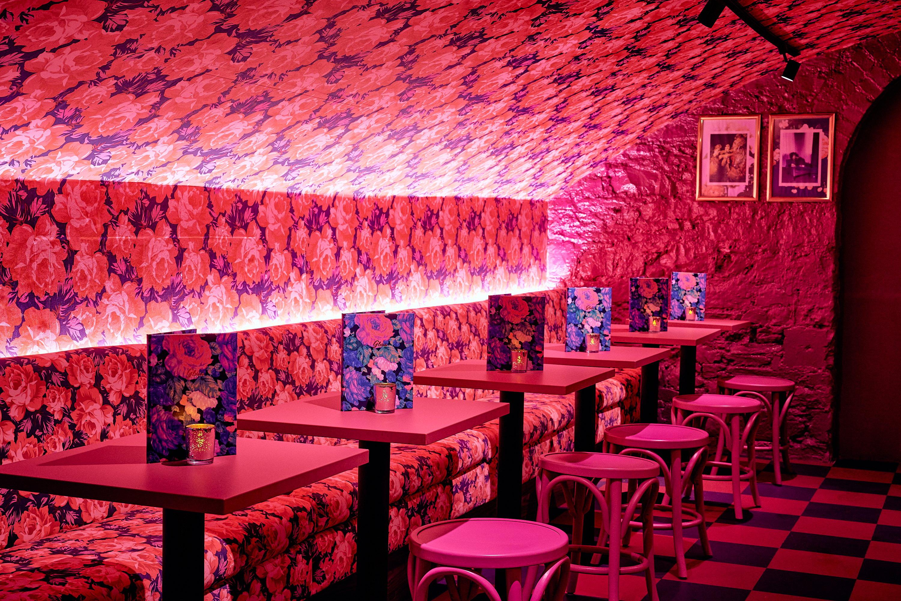 The Pink Rose Room at Blame Gloria in Bristol
