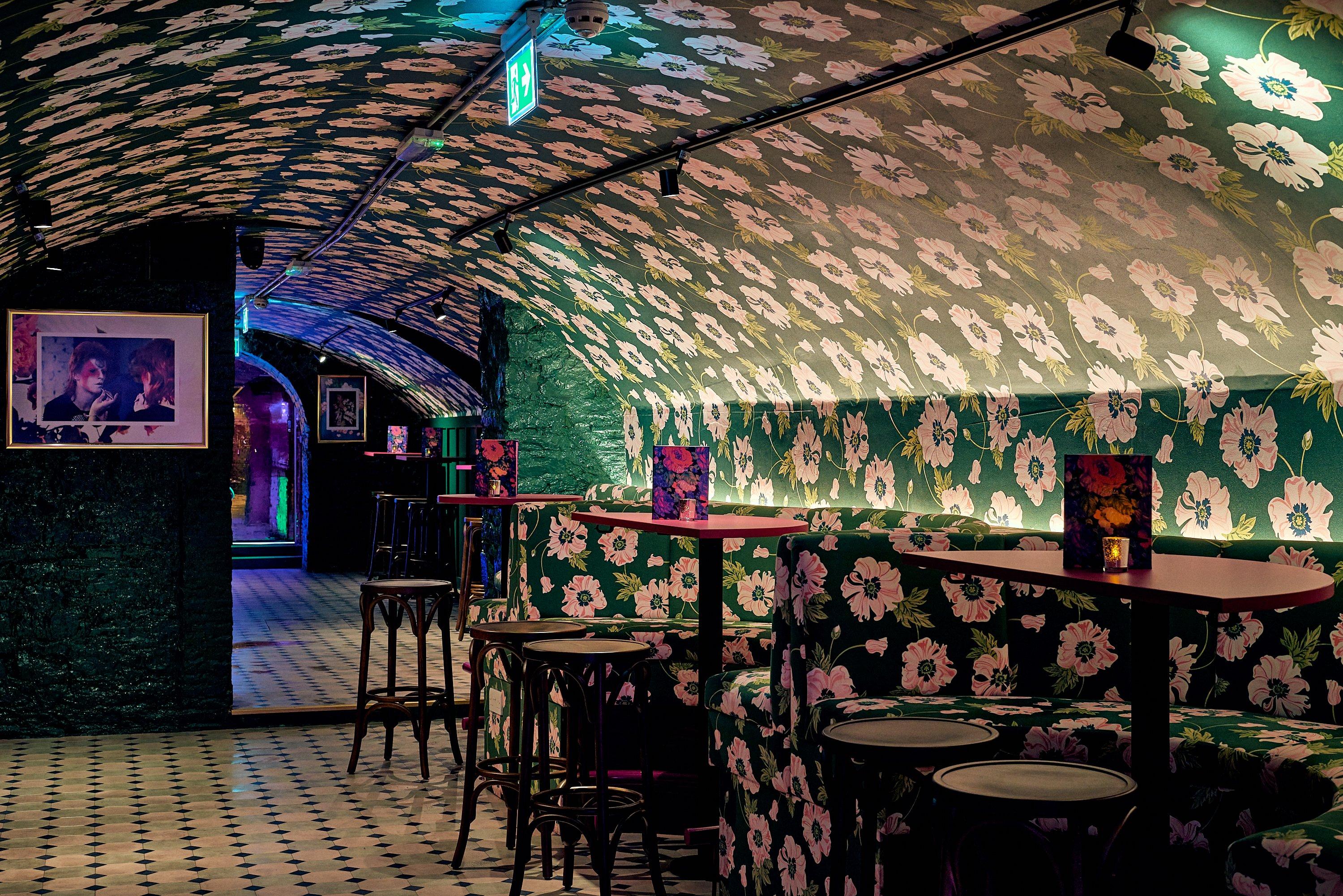 The Green Rose Room at Blame Gloria in Bristol