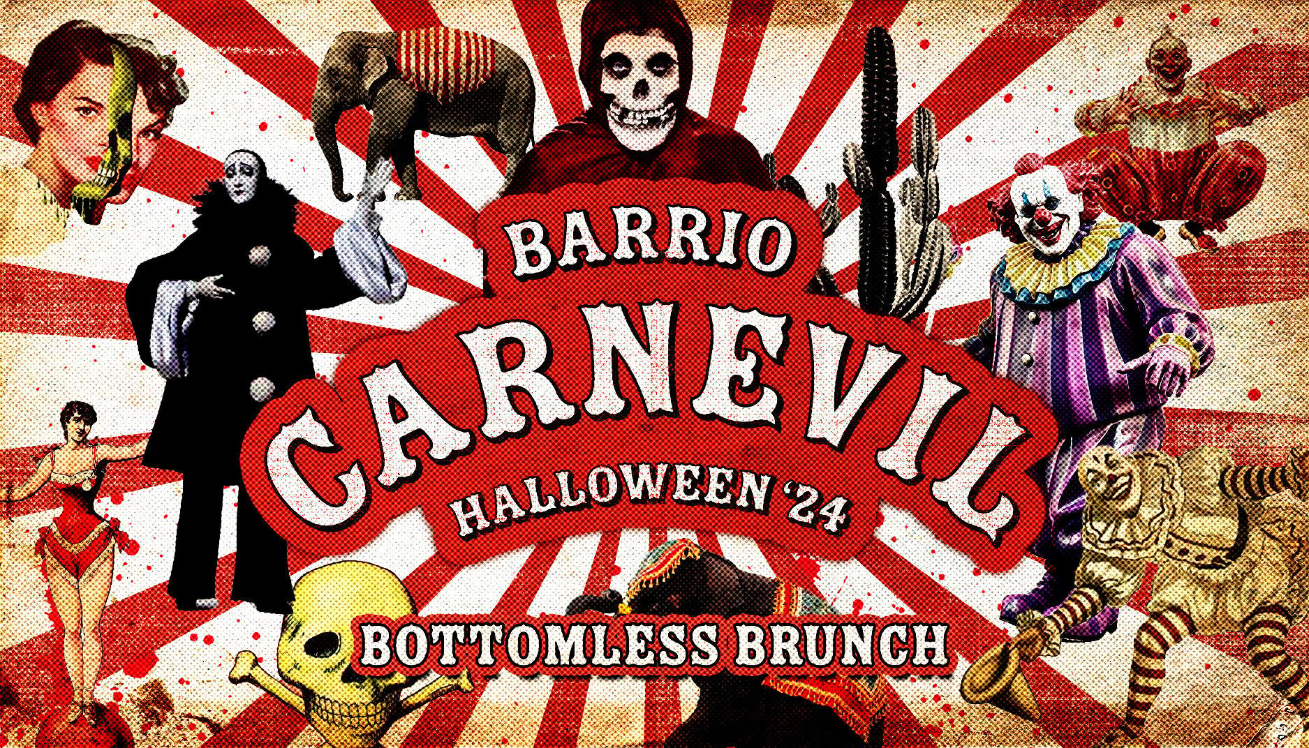 Barrio Carnevil Halloween 2024 Bottomless Brunch