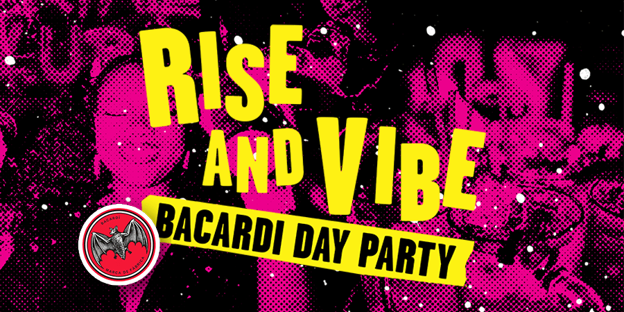 Rise and vibe Bacardi day party at The Cocktail Club