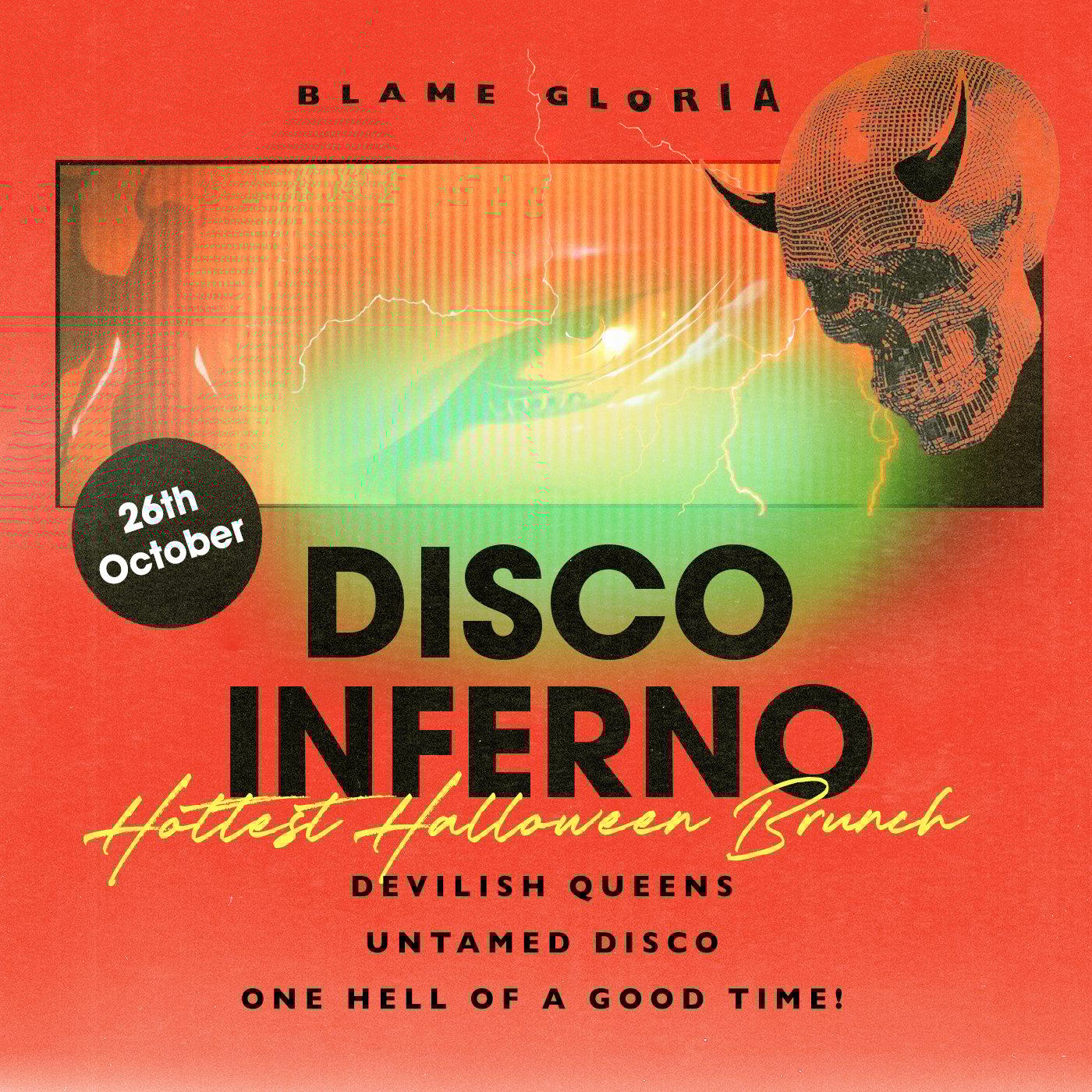 Disco Inferno Hottest Halloween Brunch