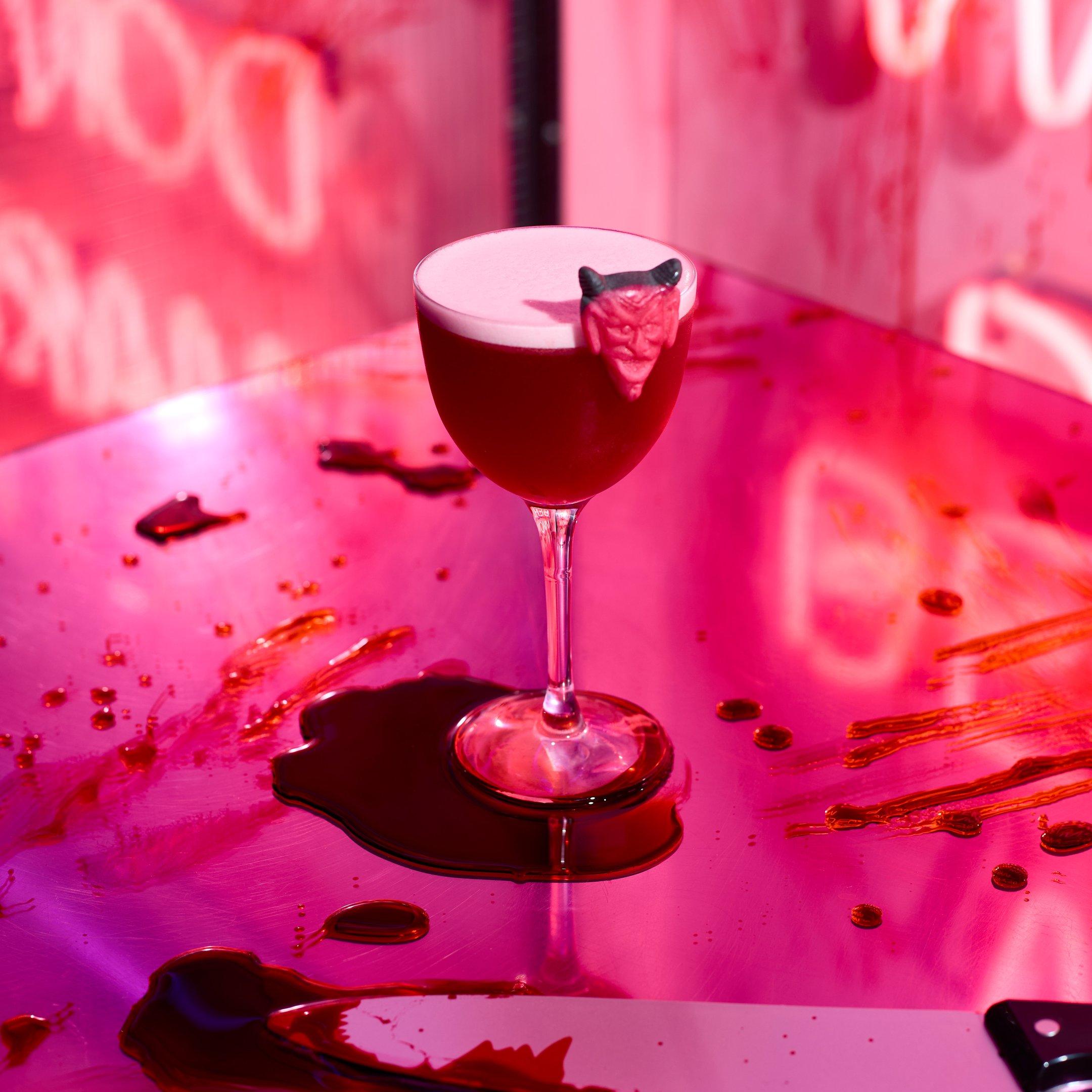 Image of a Red Devil cocktail in Tonight Josephine