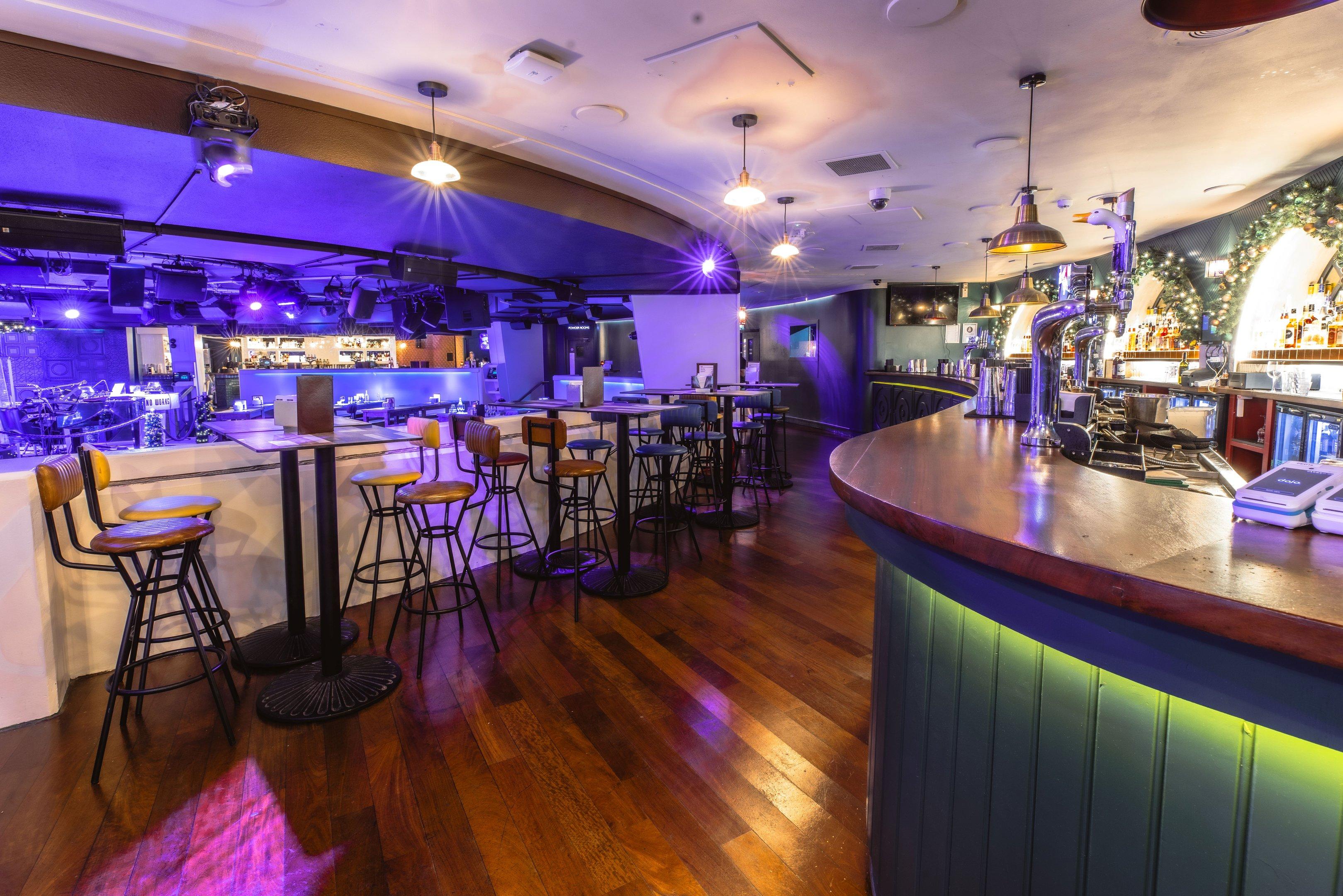 An image of the Private Hire space in Covent Garden with a private bar