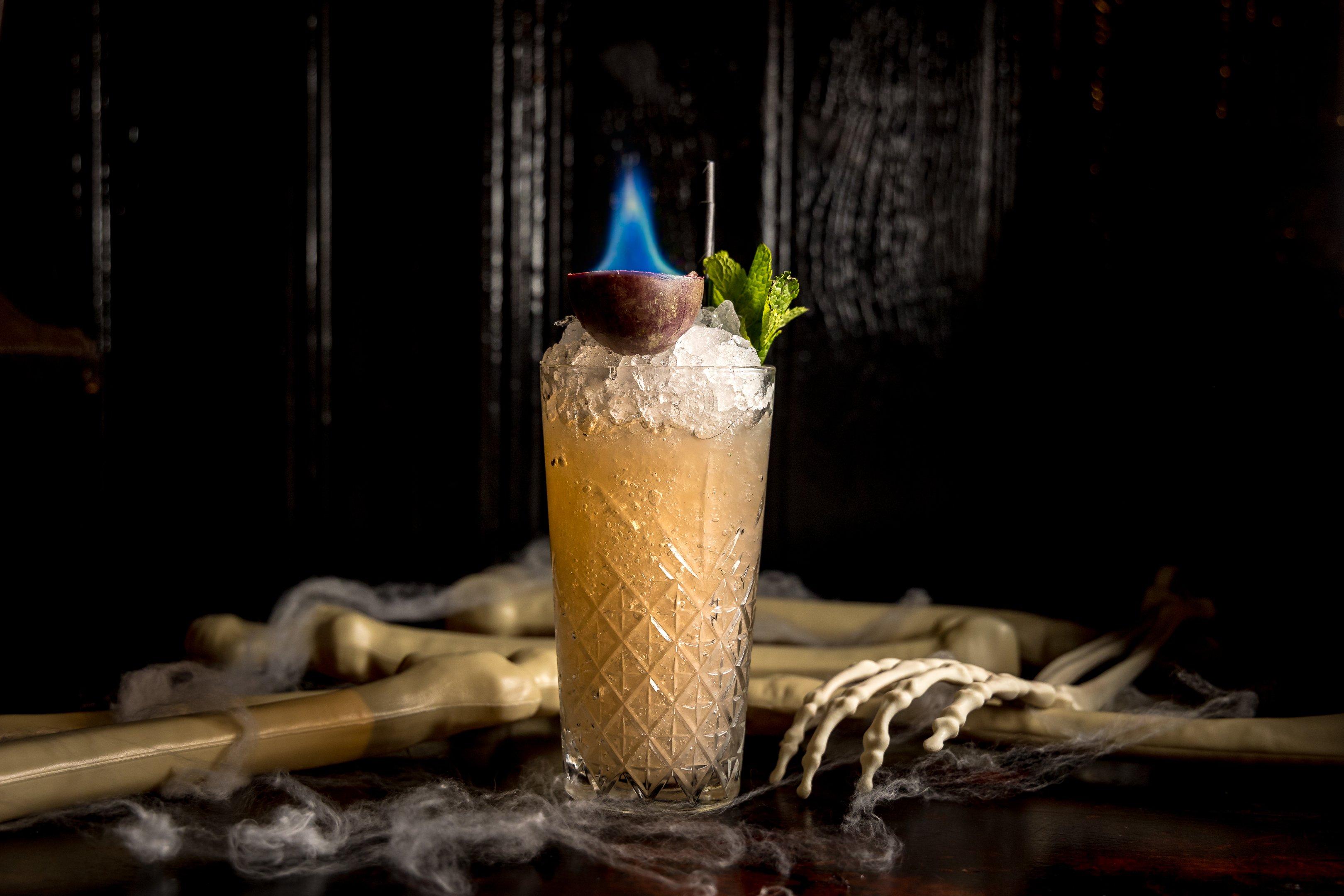 A Halloween cocktail at The Cocktail Club 