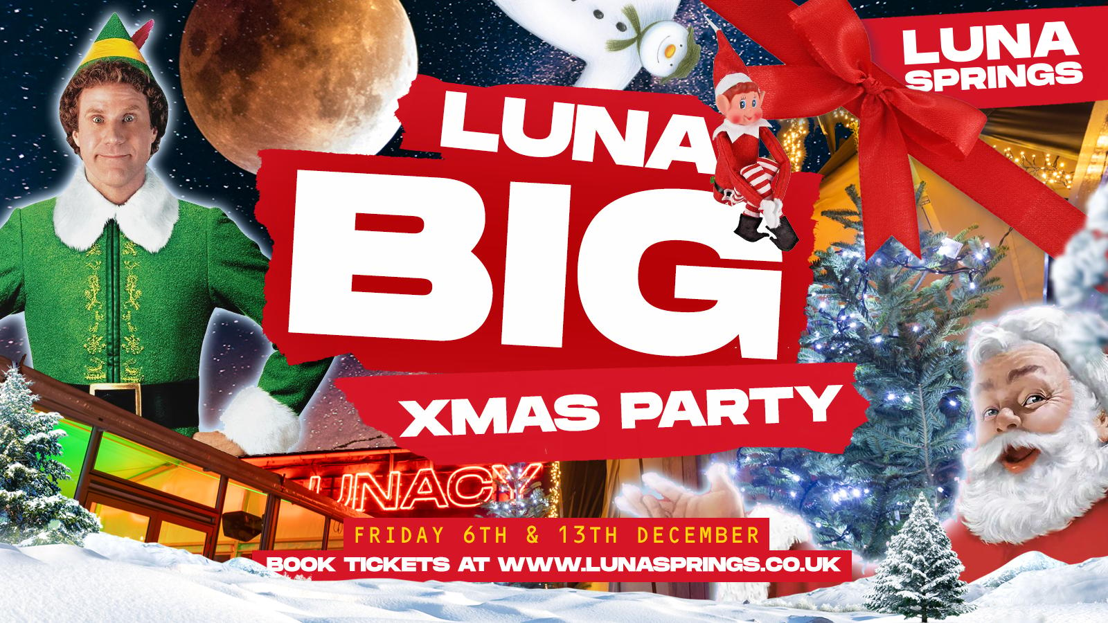 Luna Springs Big Christmas Party in Birmingham