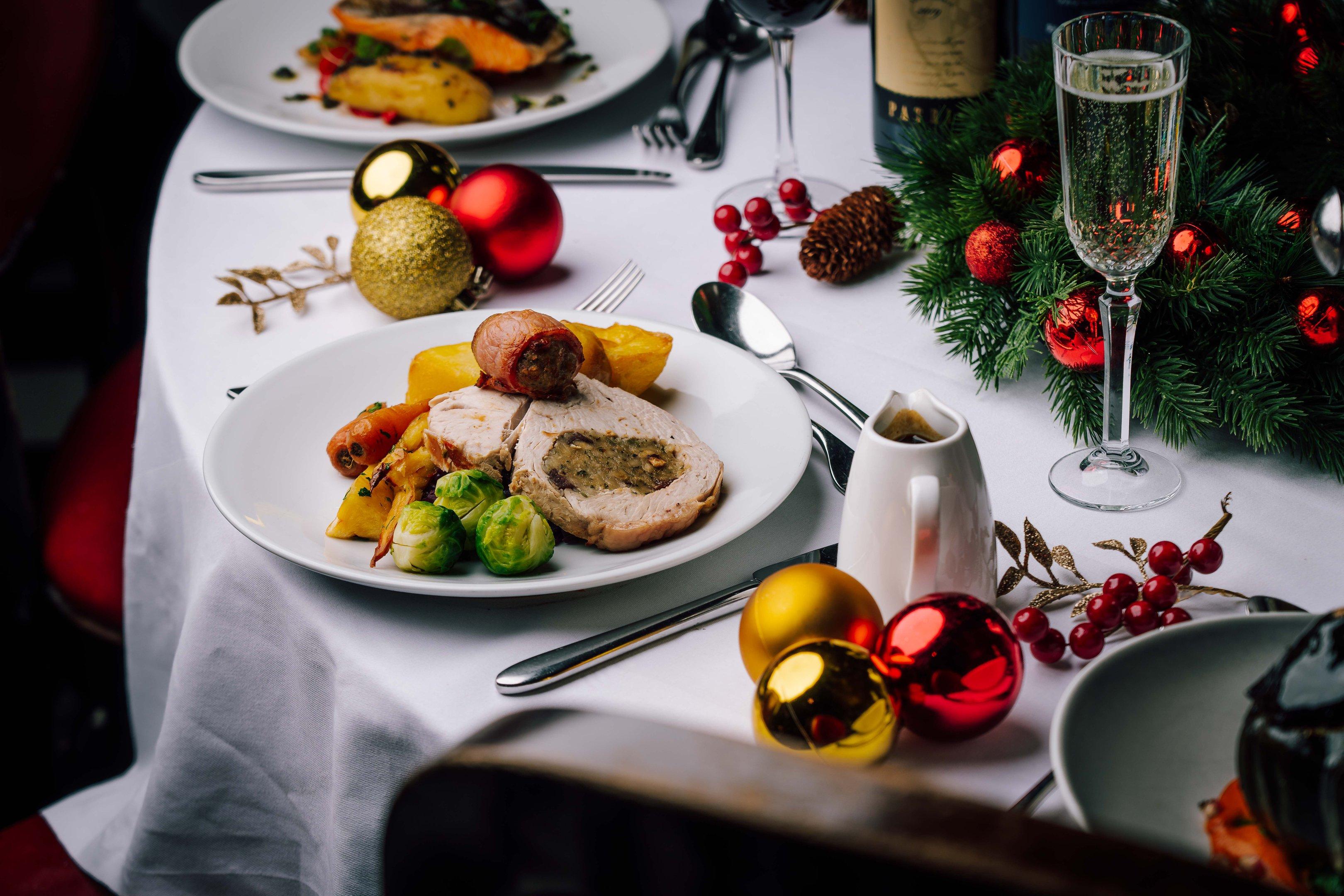 Christmas Food at Tuttons restaurant in Covent Garden