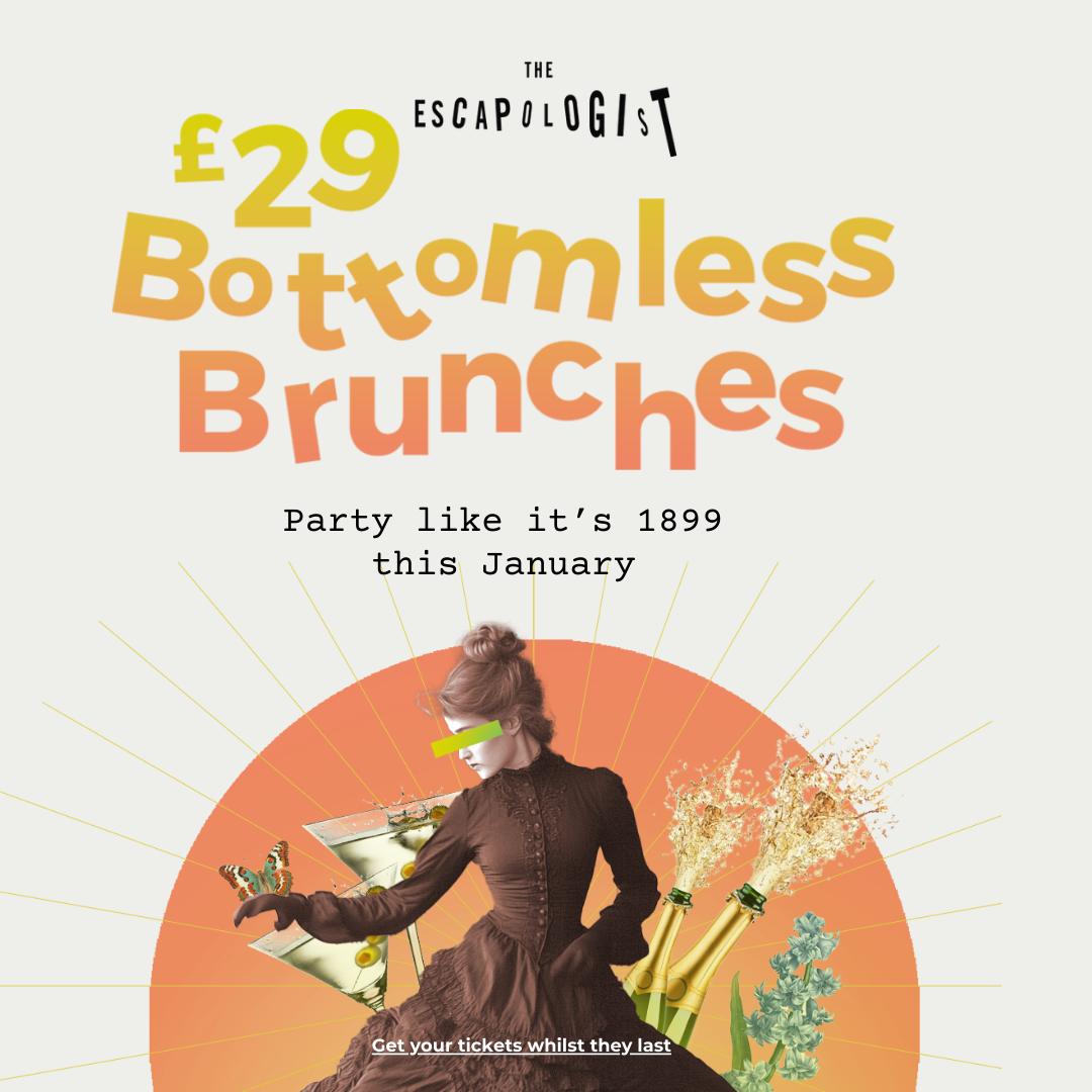 £29 Bottomless Brunches at The Escapologist