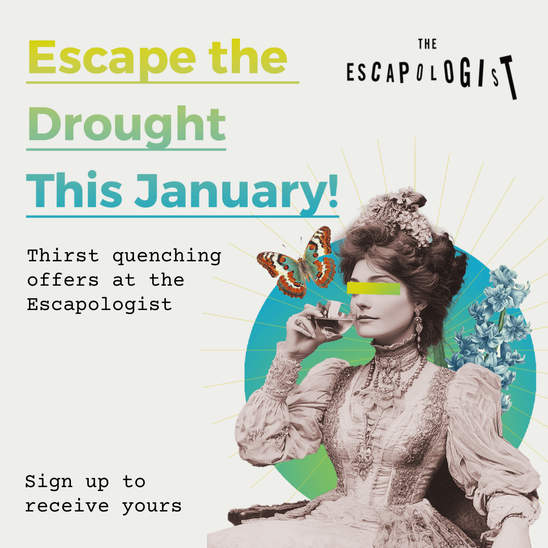 Escape The Drought This January at The Escapologist