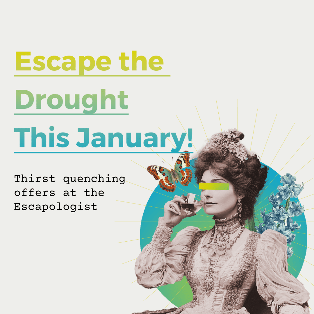 Escape The Drought This January at The Escapologist