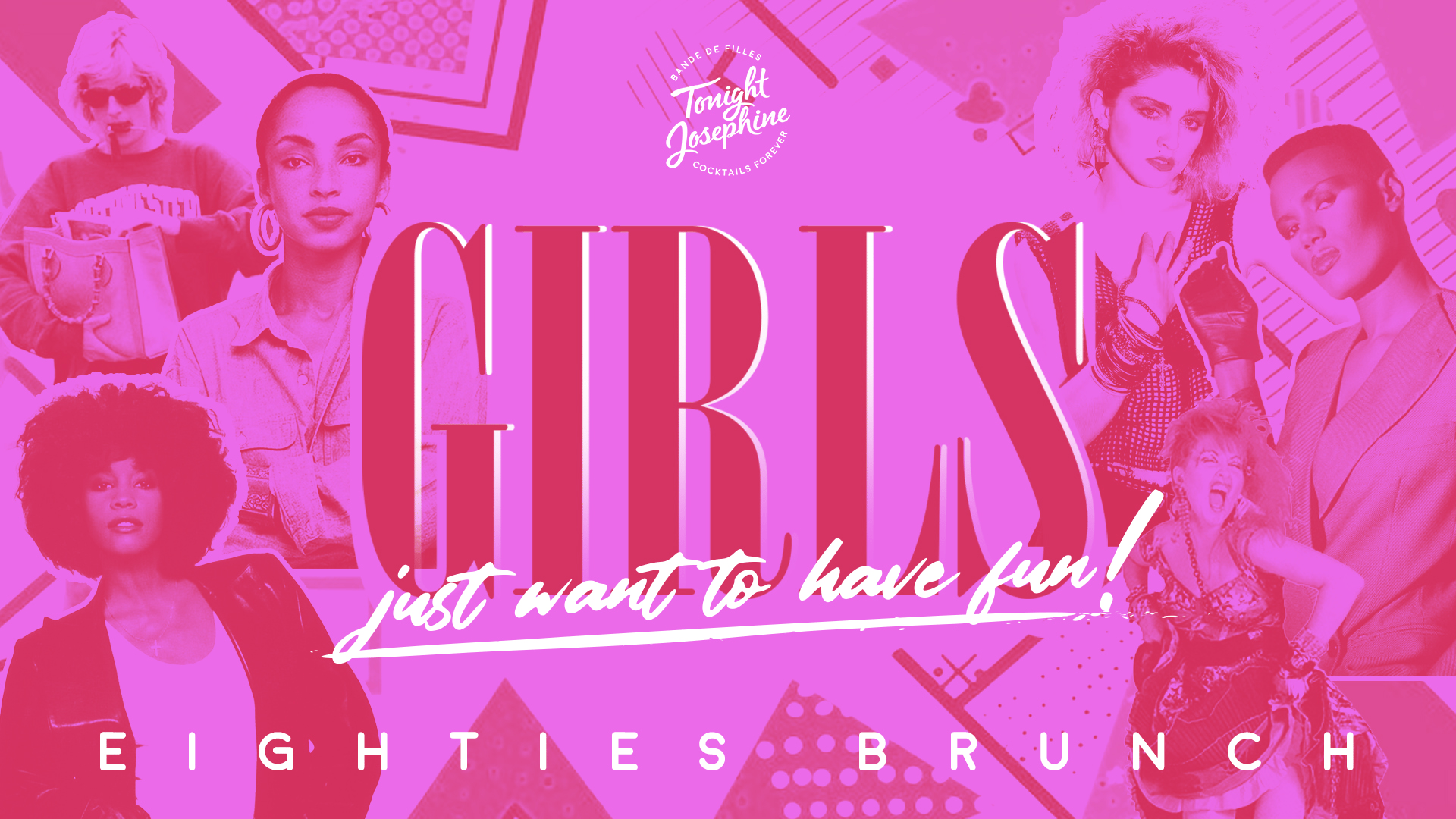 Girls just want to have fun 80s brunch at Tonight Josephine