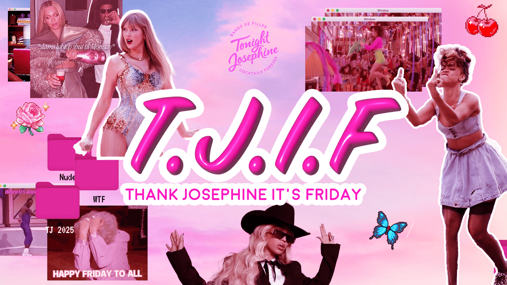 T.J.I.F - Thank Josephine It's Friday banner