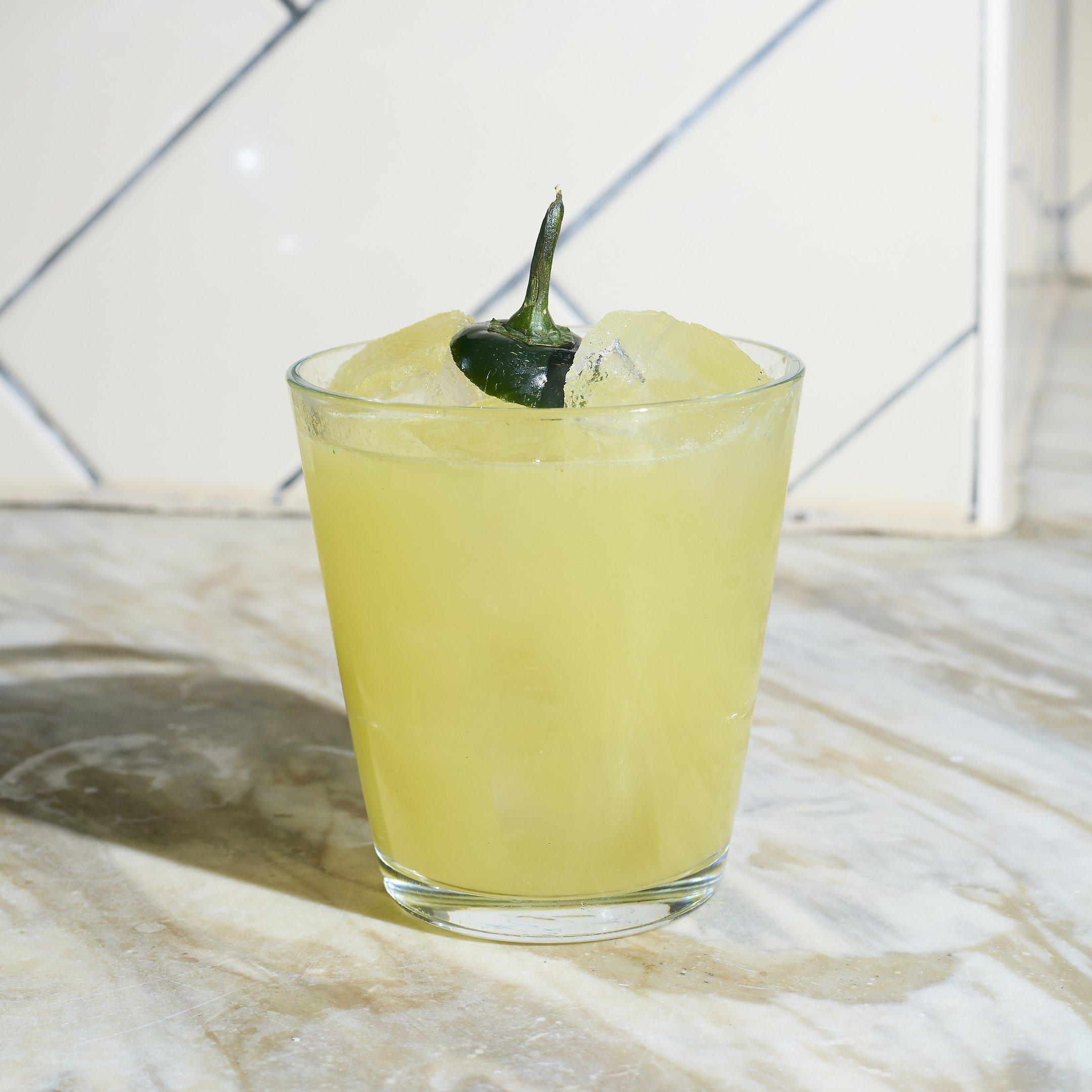 Image of a Spicy Jalapeno & Pineapple Margarita in Barrio