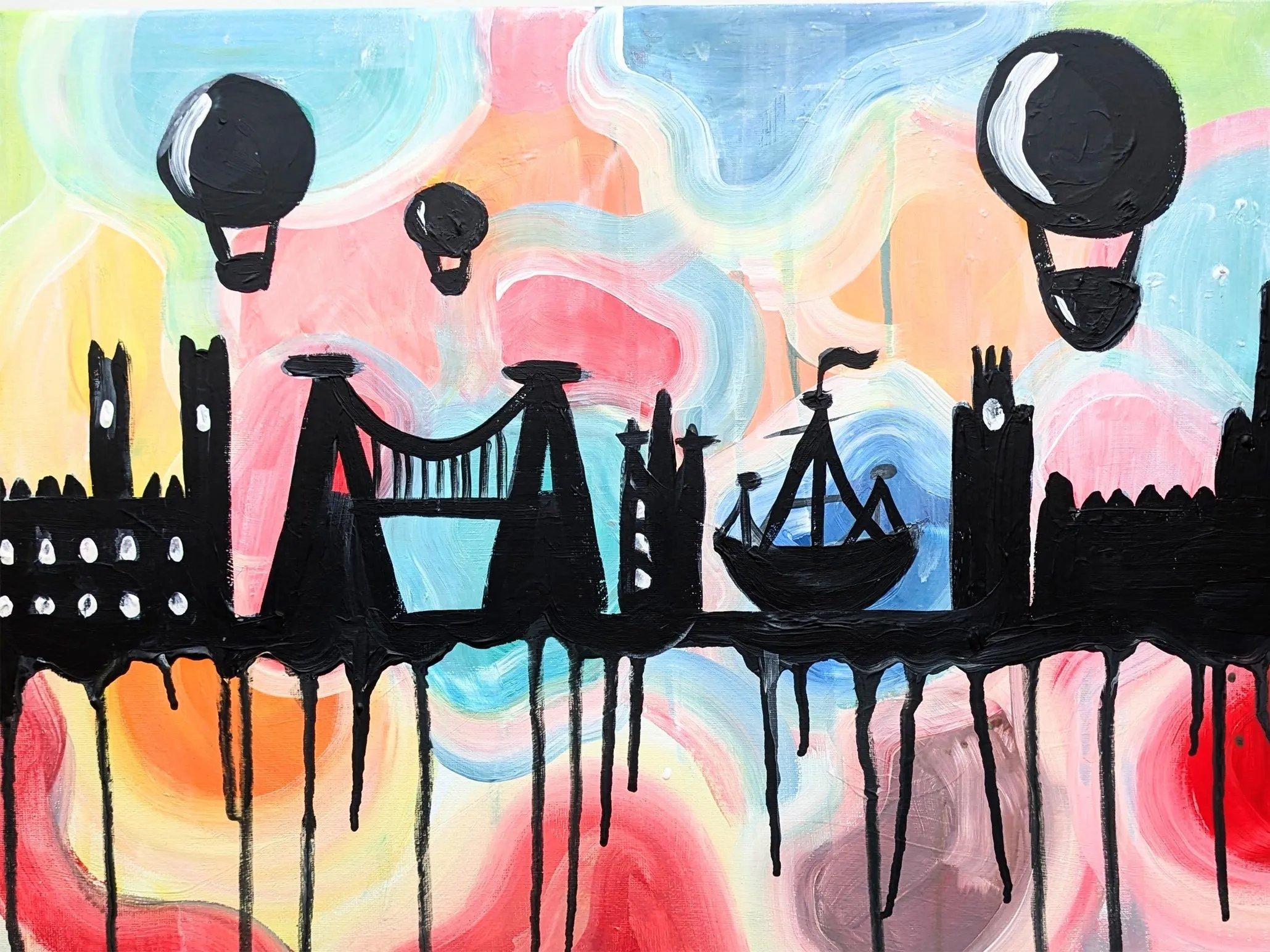 2025 - Blame Gloria - Sip & Paint Bristol Skyline - Bristol
