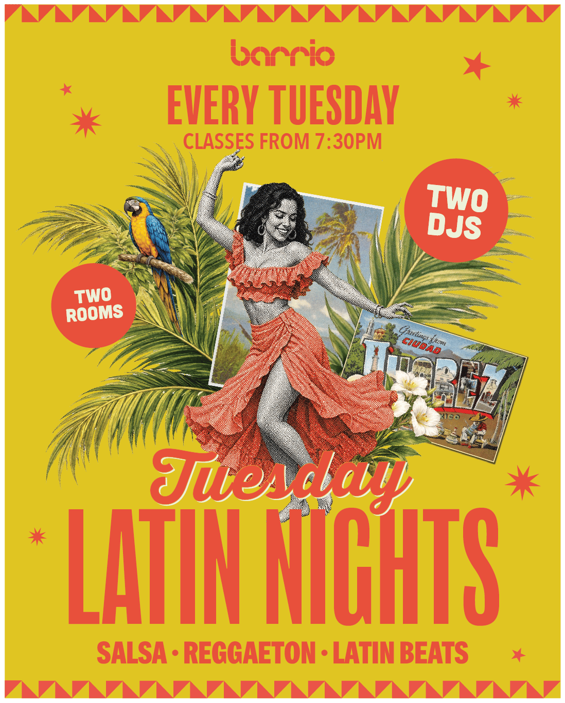 2026 - Barrio Shoreditch - Tuesday Latin Nights