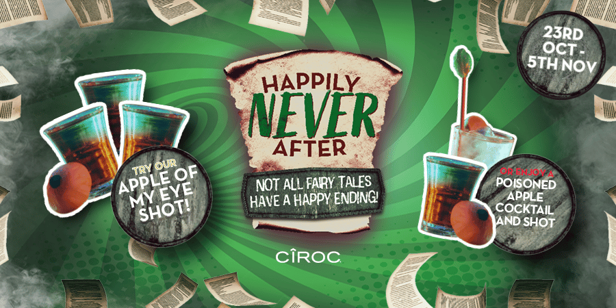 Happily Never After Halloween Special with drink offers