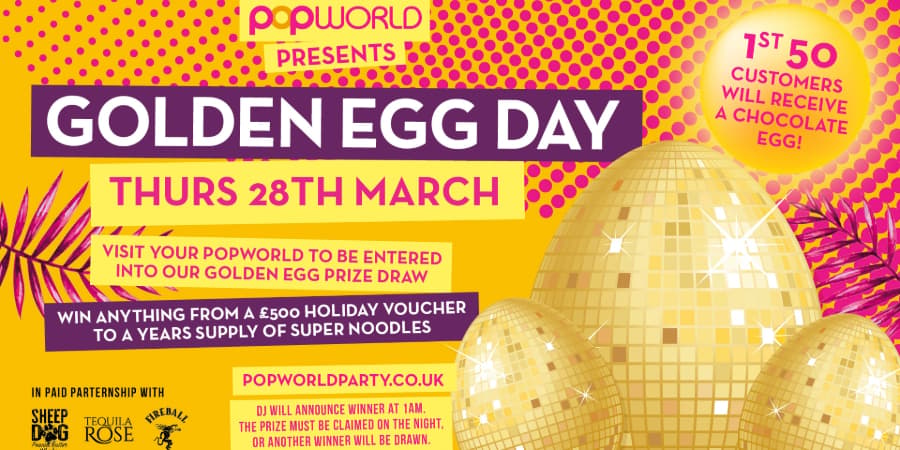 Golden Egg Giveaway at Popworld