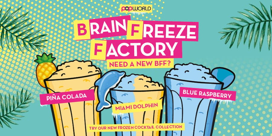 New Frozen Cocktail Collection at Popworld