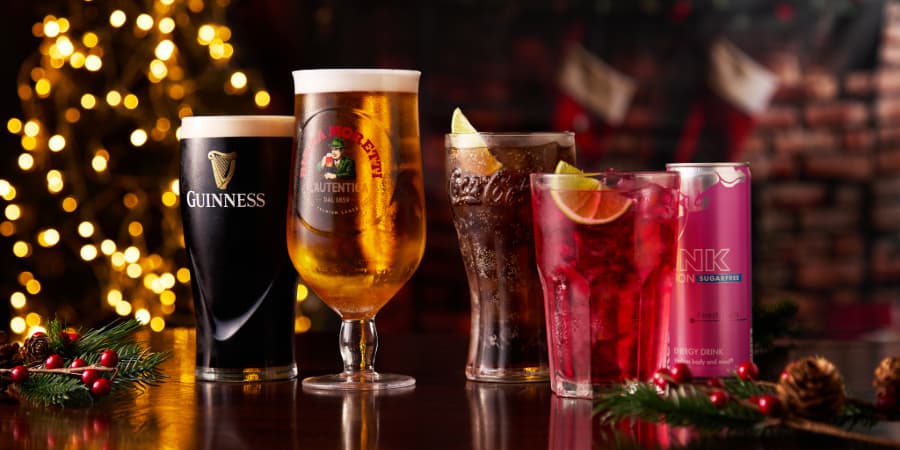 Line up of our top sips this Christmas