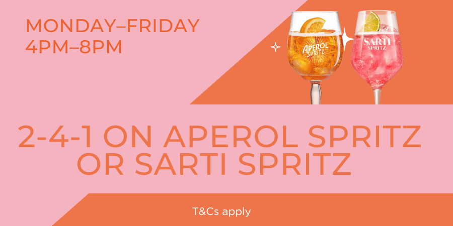 Summer Spritz ffer at Retro Bar