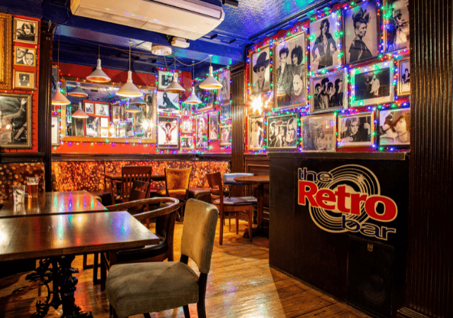Retro Bar Interior