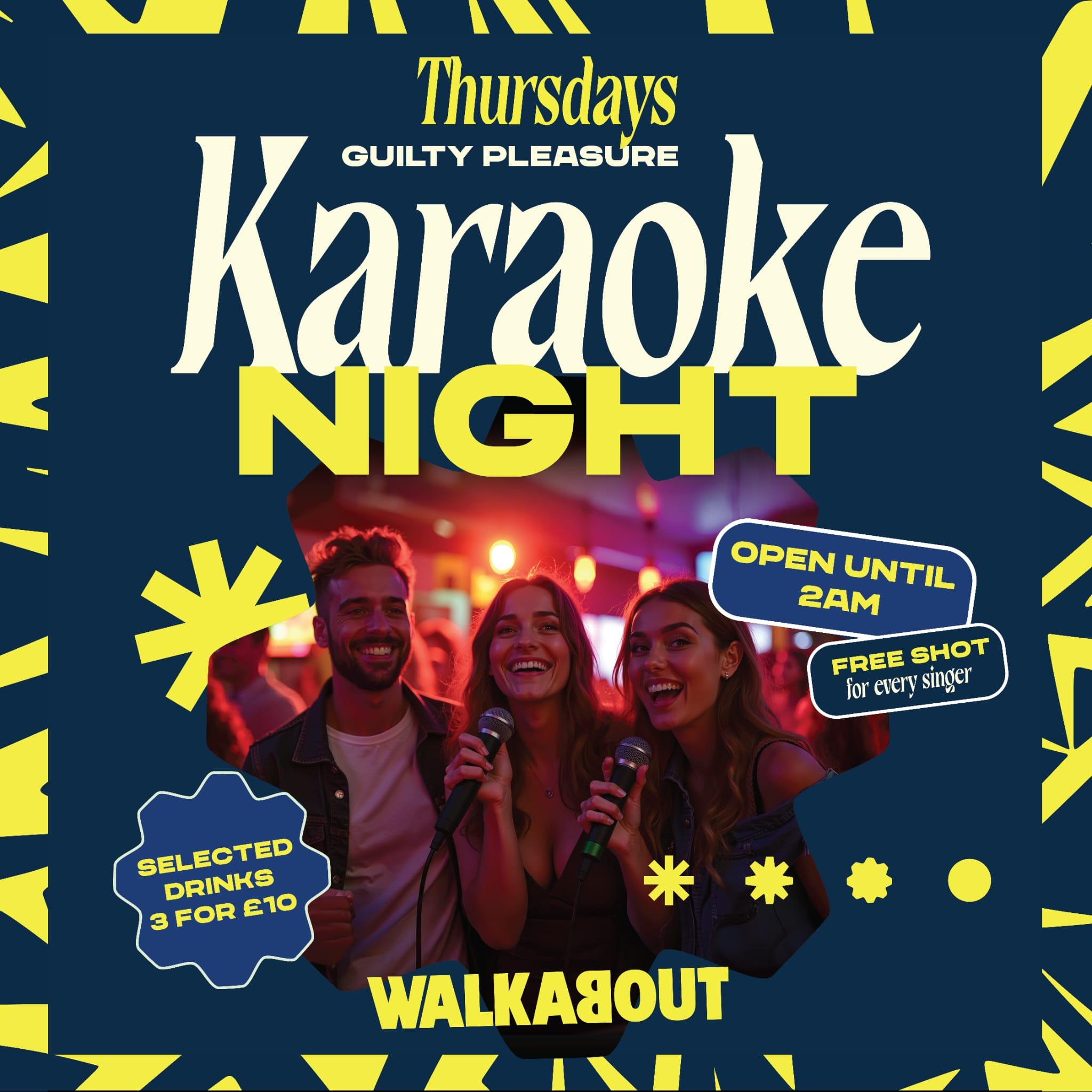 Guilty Pleasures Karaoke Night