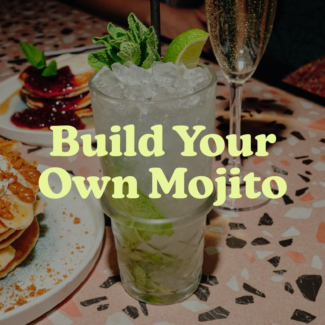 Mojito on table