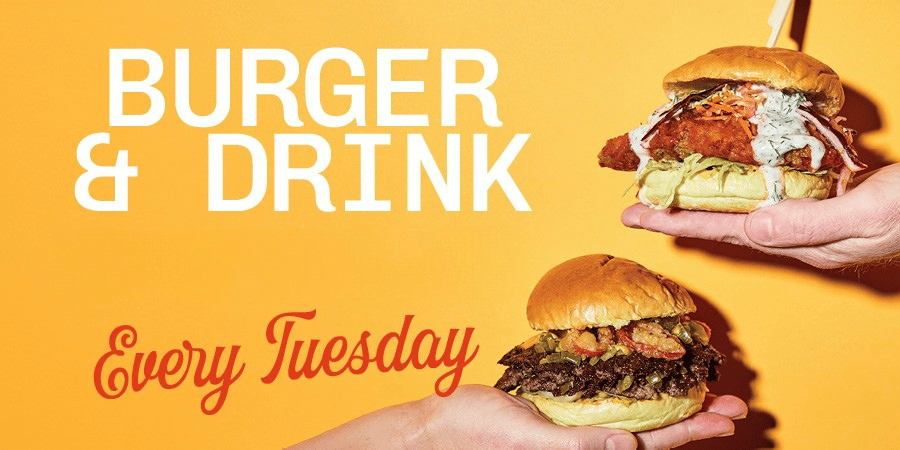 Burger & Drink Deal at Walkabout