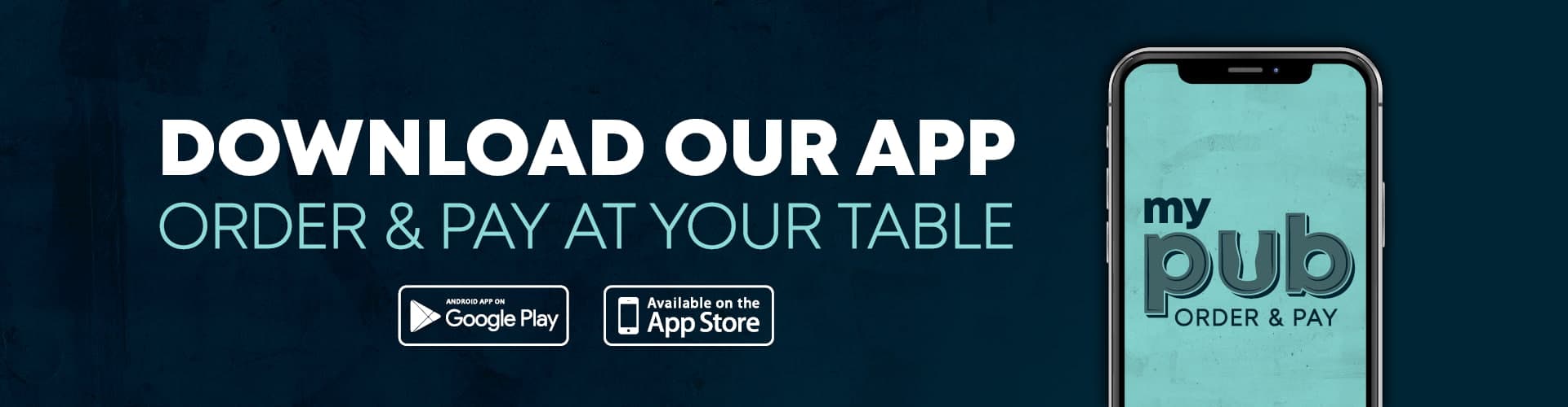 Download our Order at Table App