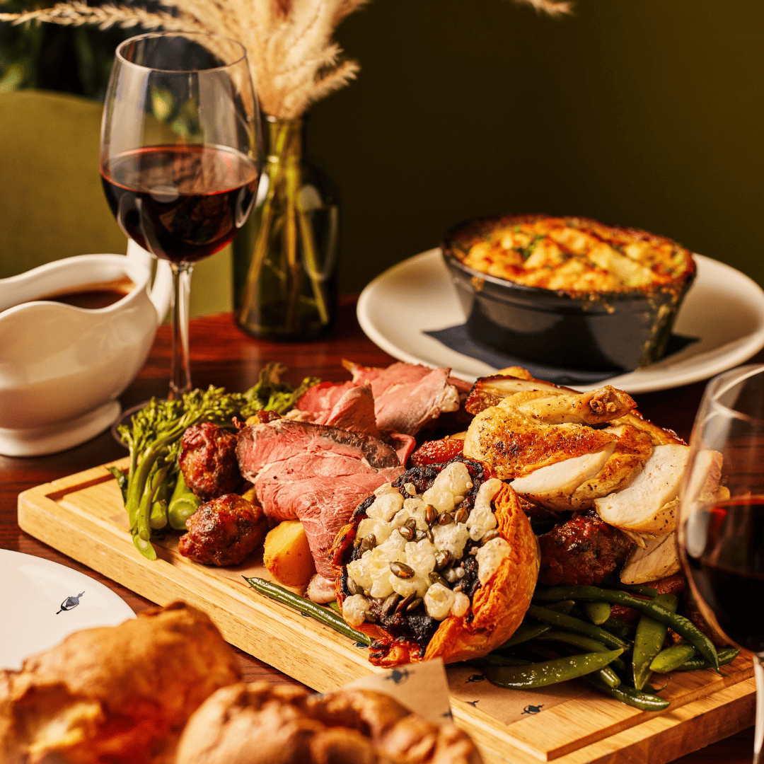 Sharing Roast Platter at The Chapter Collection