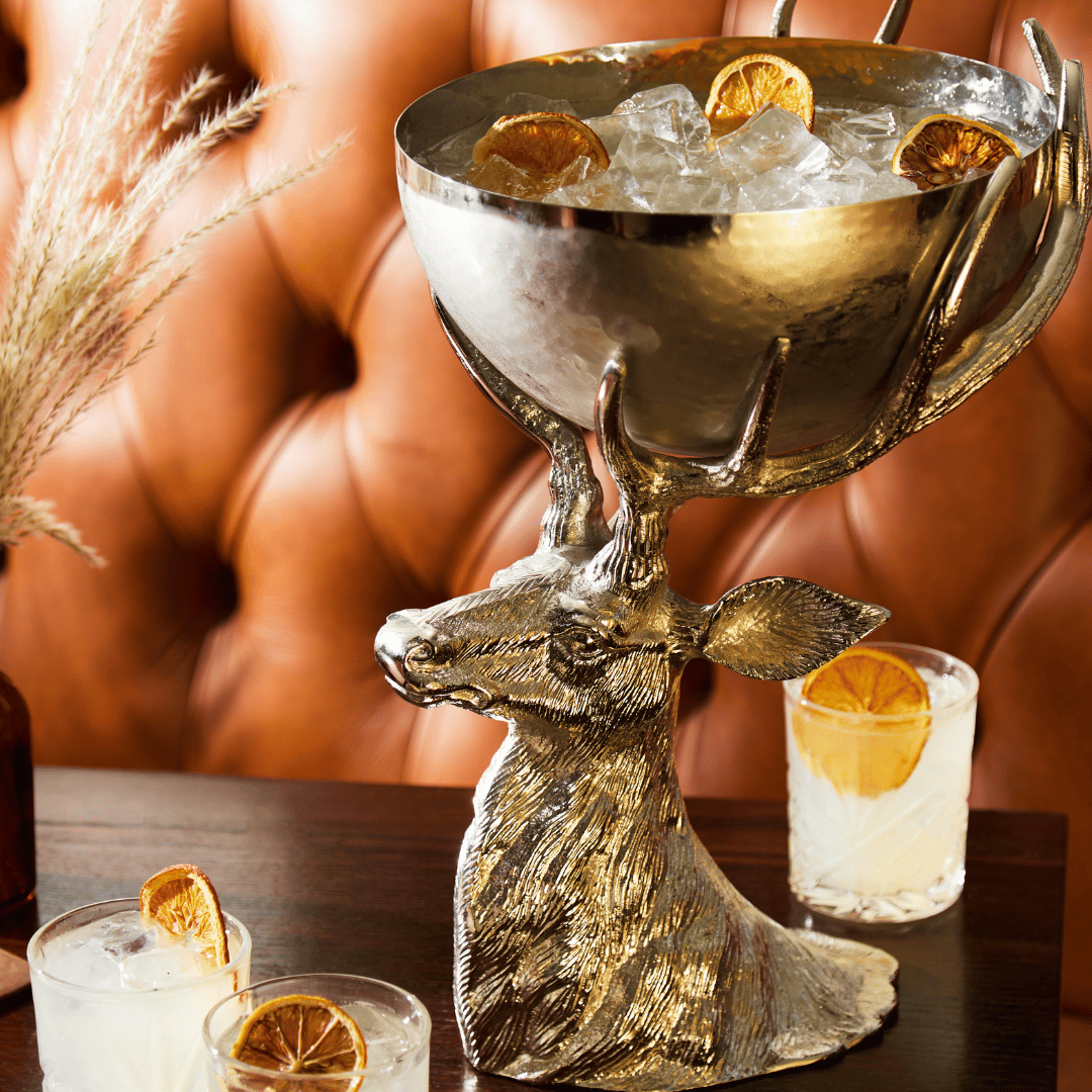 Sharing Cocktails at The Chapter Collection