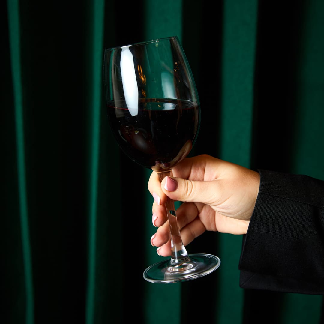 Red wine at The Chapter Collection