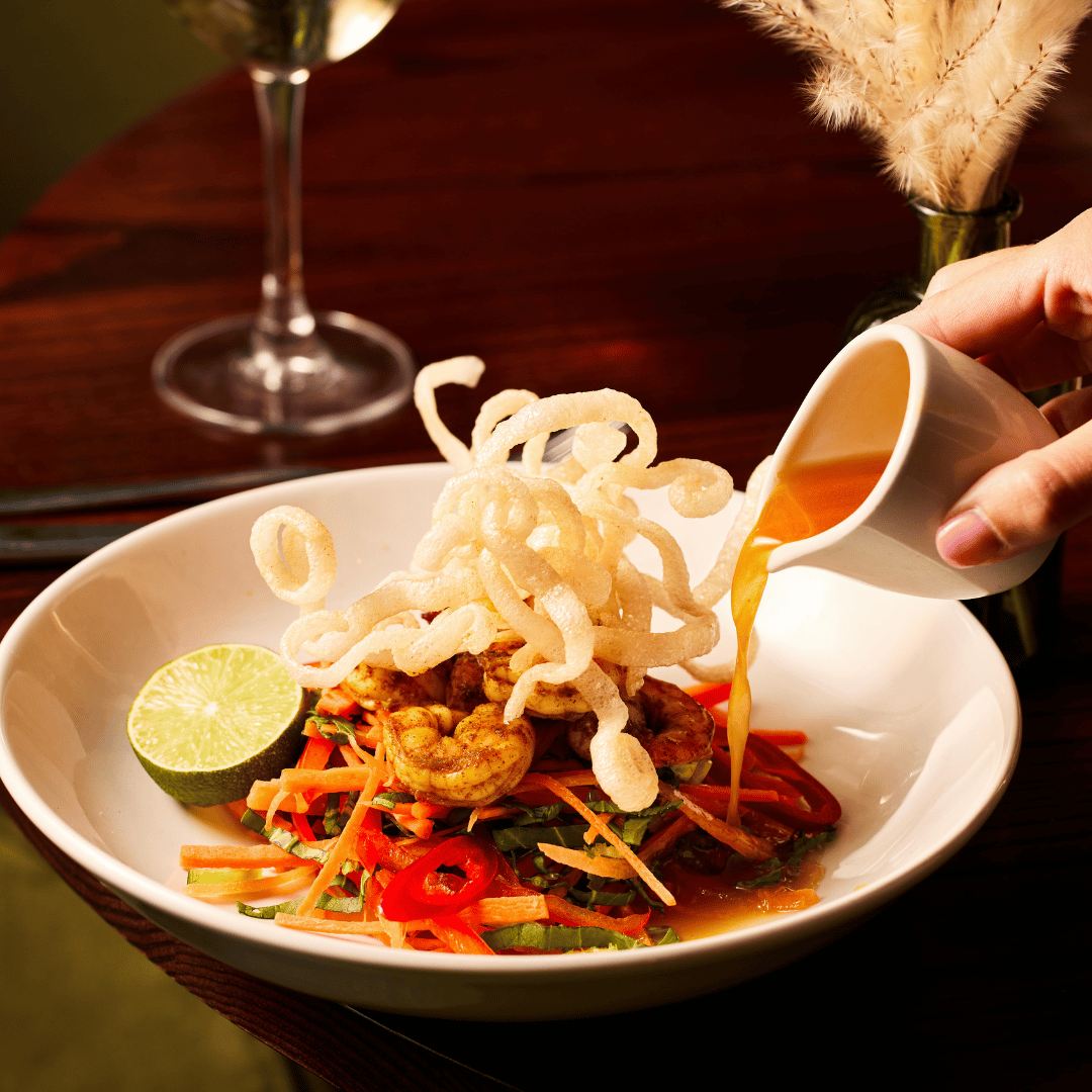 Malay-Style Prawns at The Chapter Collection