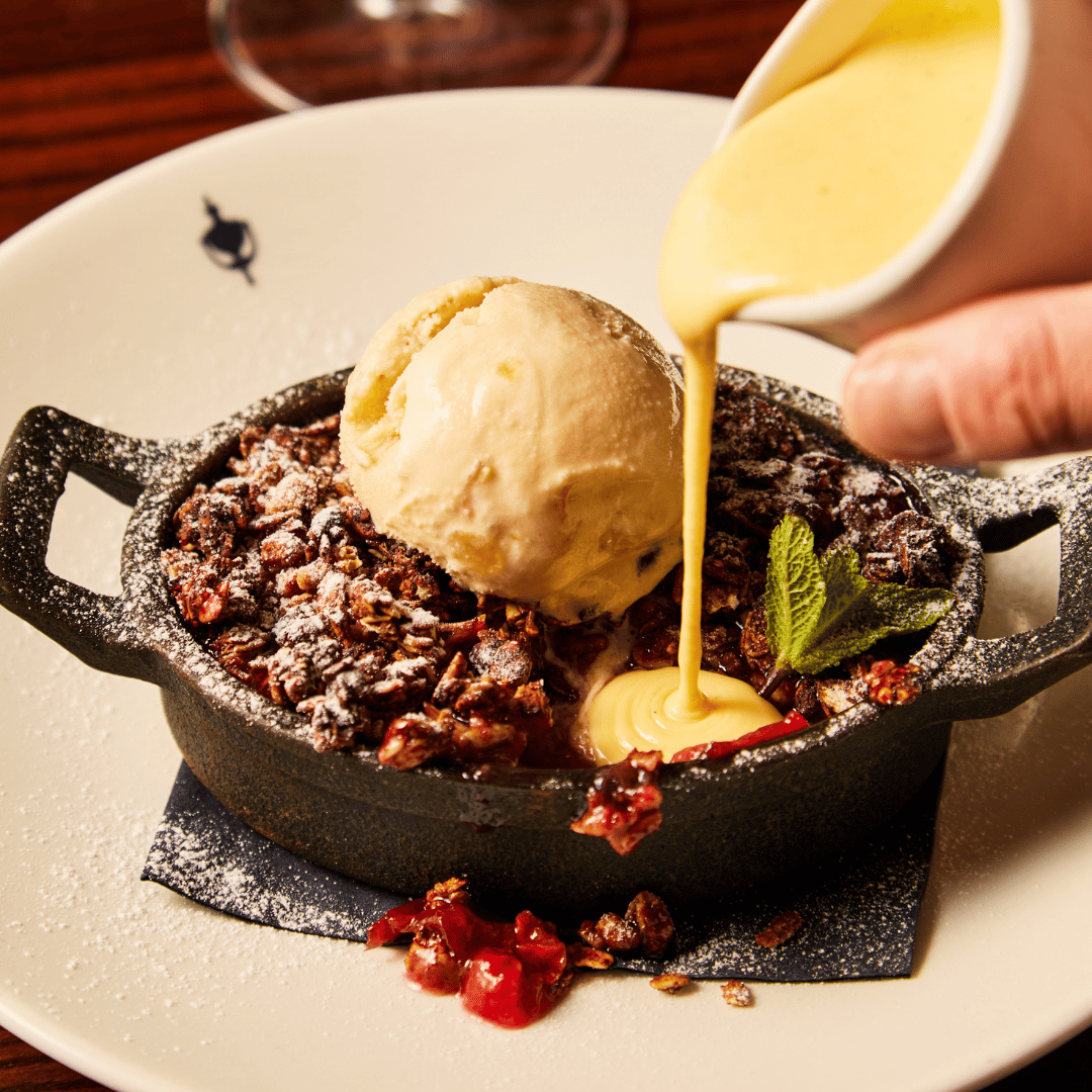 Peach & Plum Crumble at The Chapter Collection