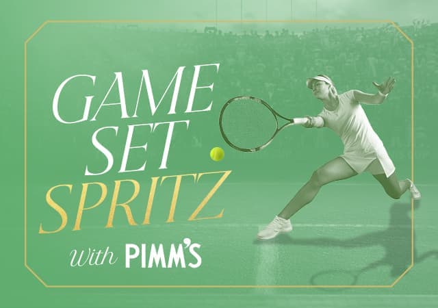 Game Set Spritz | Claim your Pimm's spritz at The Chapter Collection