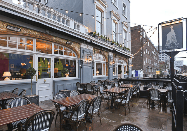 Beer Garden at Lillie Langtry, Fulham