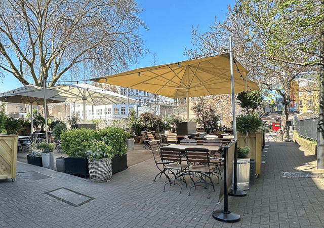 Beer Garden at Duke of Sussex Lambeth