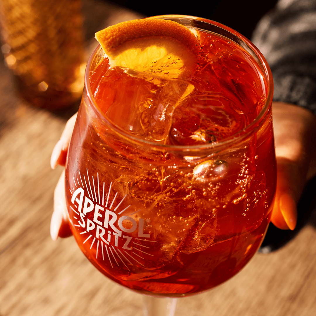 Non-Alcoholic Aperol Spritz at The Chapter Collection