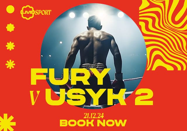 Fury v Usyk live at Popworld