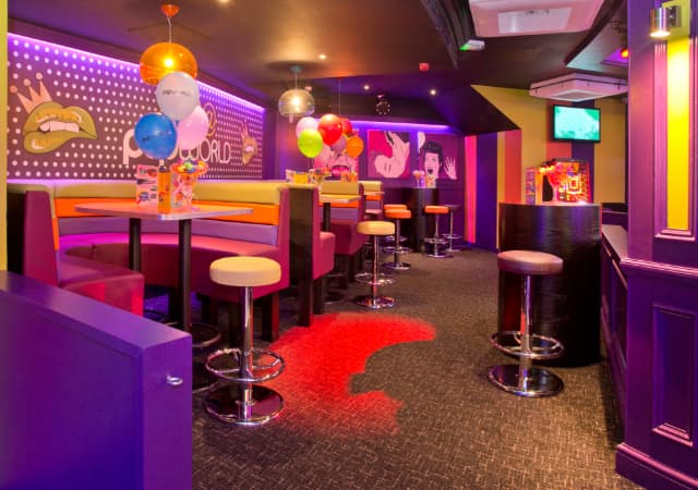 Booth Seating at Popworld