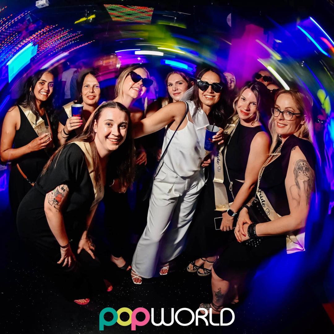 Hen parties at Popworld
