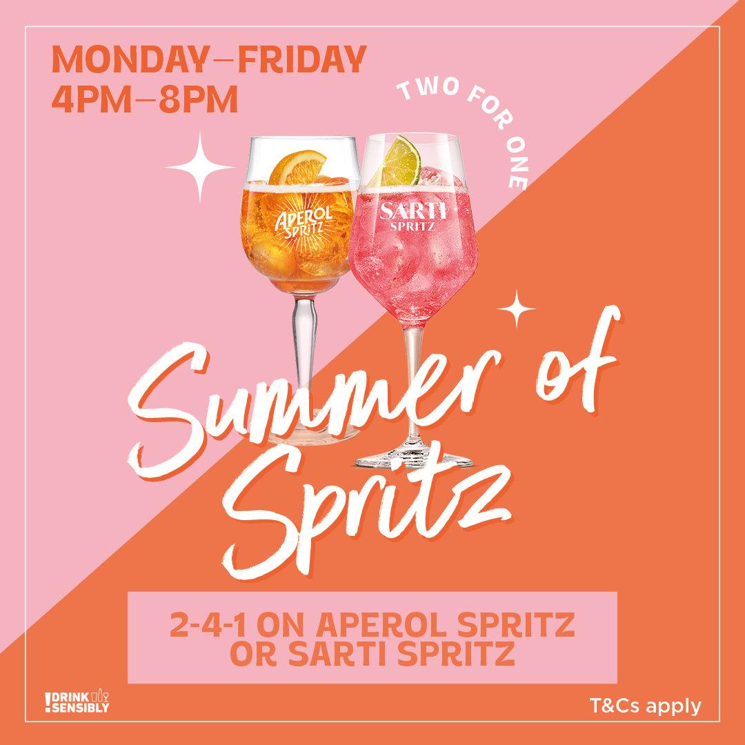 Summer Spritz offer at Retro Bar